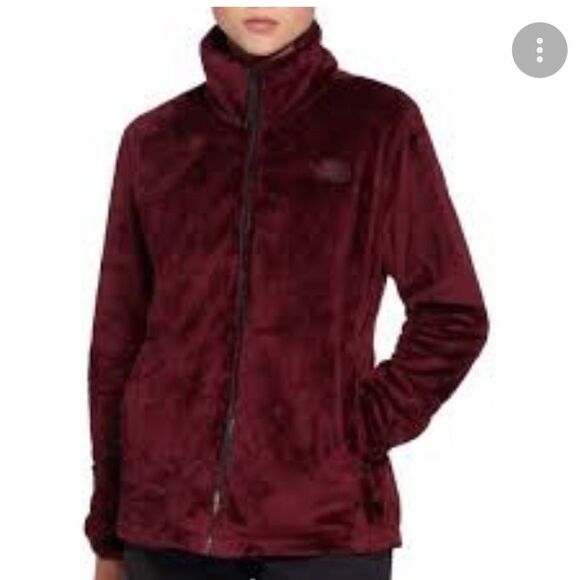 The North face osito oso furry teddy jacket purple magenta pink red large (L) - Picture 2 of 13